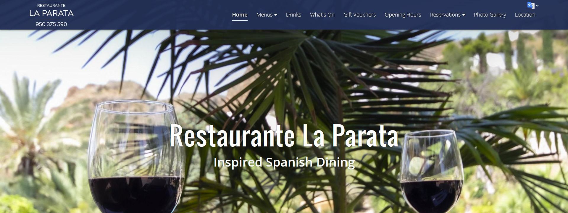 Bars and Restaurants Websites